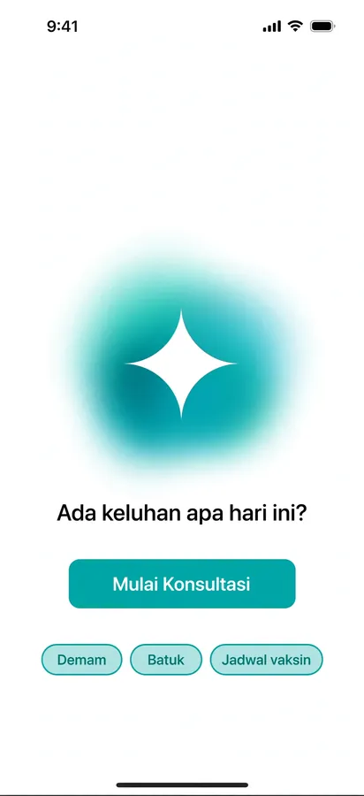 Contoh rancangan halaman Aplikasi Konsultasi